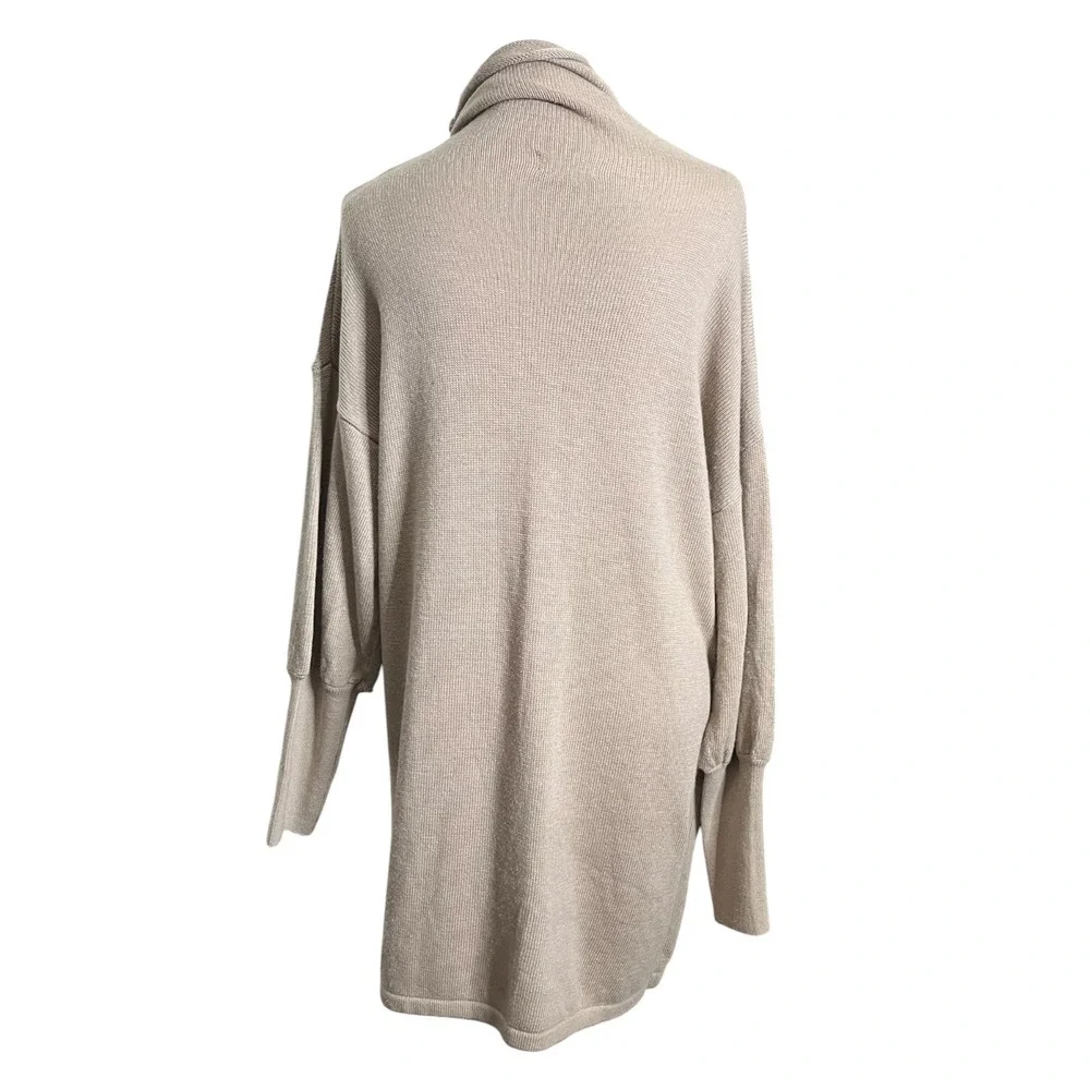 Lovers + Friends Noah‎ Mini Dress Women's XL Taupe Sweater Knit Casual Fall